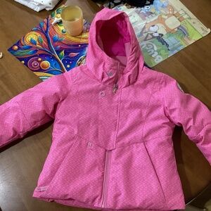 Obermeyer Girls Pink Ski Jacket Size 6 – Like New Winter Snow Coat